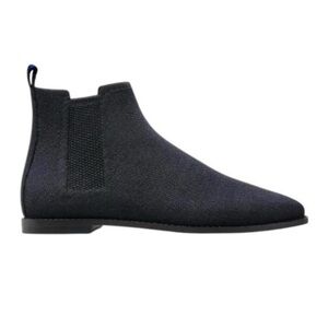 ROTHY’S The Merino Wool Glove Chelsea Ankle Boot in Onyx Black